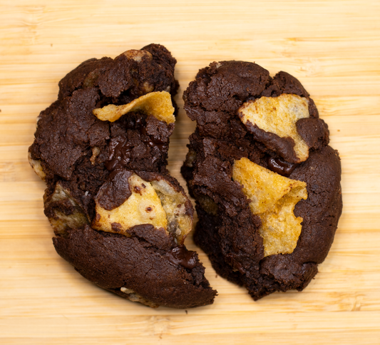 Chocolate Chocolate Jalapeño Potato Chip Cookie