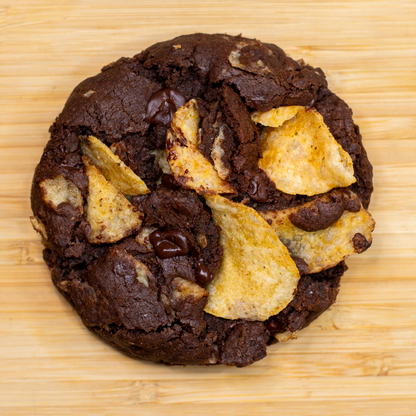 Chocolate Chocolate Jalapeño Potato Chip Cookie