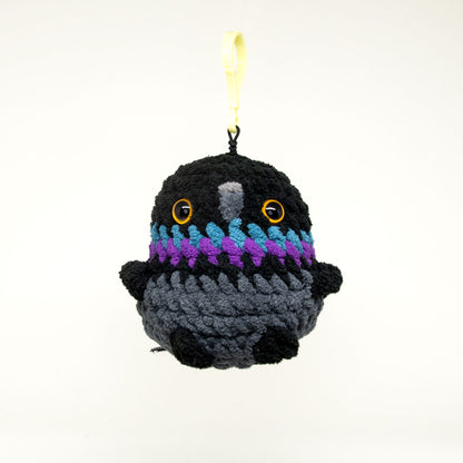Limited Edition Crocheted Pigeon Keychain