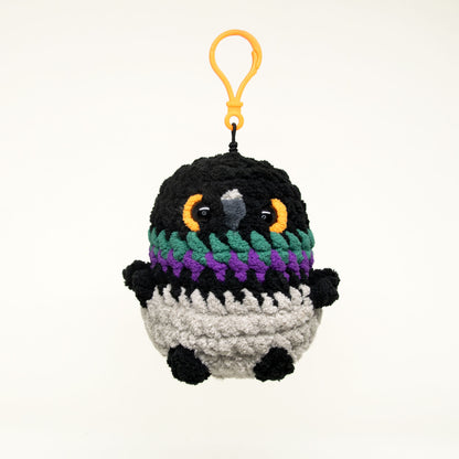 Limited Edition Crocheted Pigeon Keychain