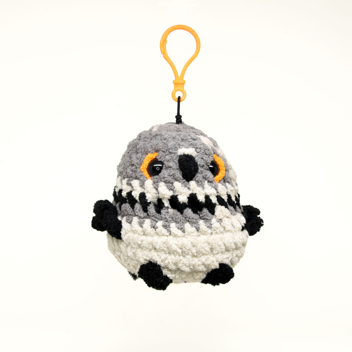 Limited Edition Crocheted Pigeon Keychain